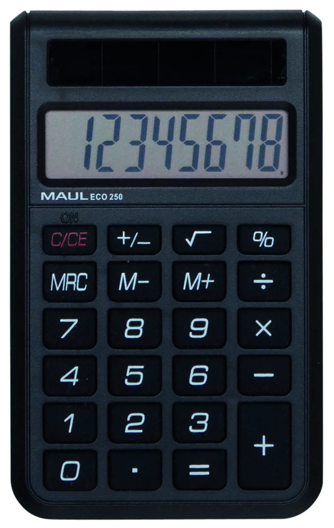 Kišeninis skaičiuotuvas MAUL ECO 250, 8 skaitmenys