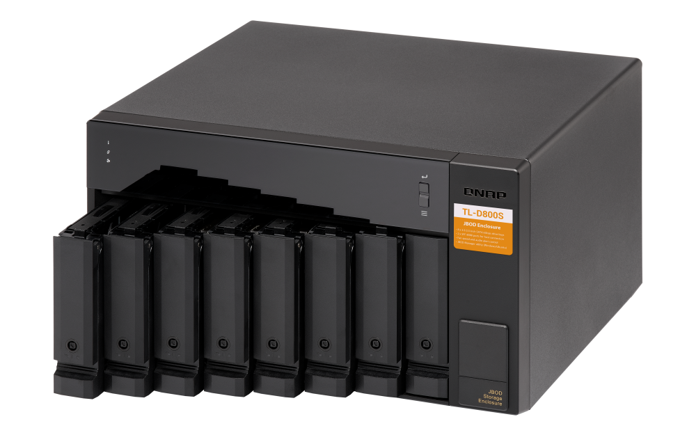 QNAP TL-D800S 8-bay desktop SATA JBOD expansion unit