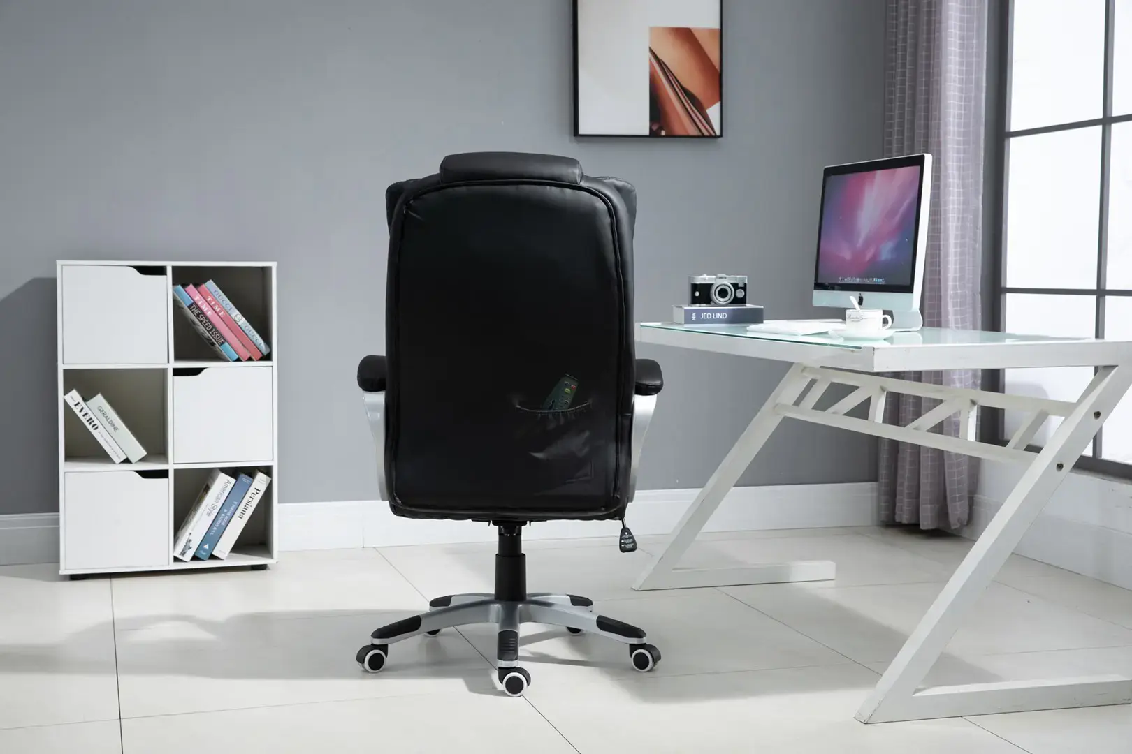 Activejet Office chair with massage, heated YK7304 black