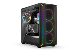 be quiet! Shadow Base 800 FX Black, Midi Tower, PC, Black, ATX, EATX, micro ATX, Mini-ITX, Acrylonitrile butadiene styrene (ABS), Steel, Tempered glass, Multi