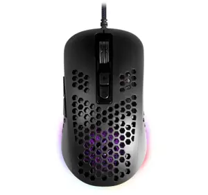 Žaidimų, optinė, laidinė pelė DEFENDER GM-620L SHEPARD 12800dpi 7P RGB