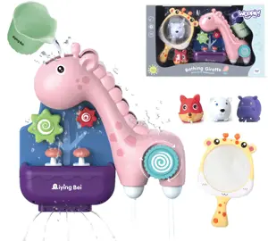 WOOPIE Žirafos maudymosi vandens žaislų rinkinys 2-in-1 