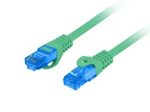 LANBERG sujungimo kabelis cat.6A FTP 0,5 m žalias
