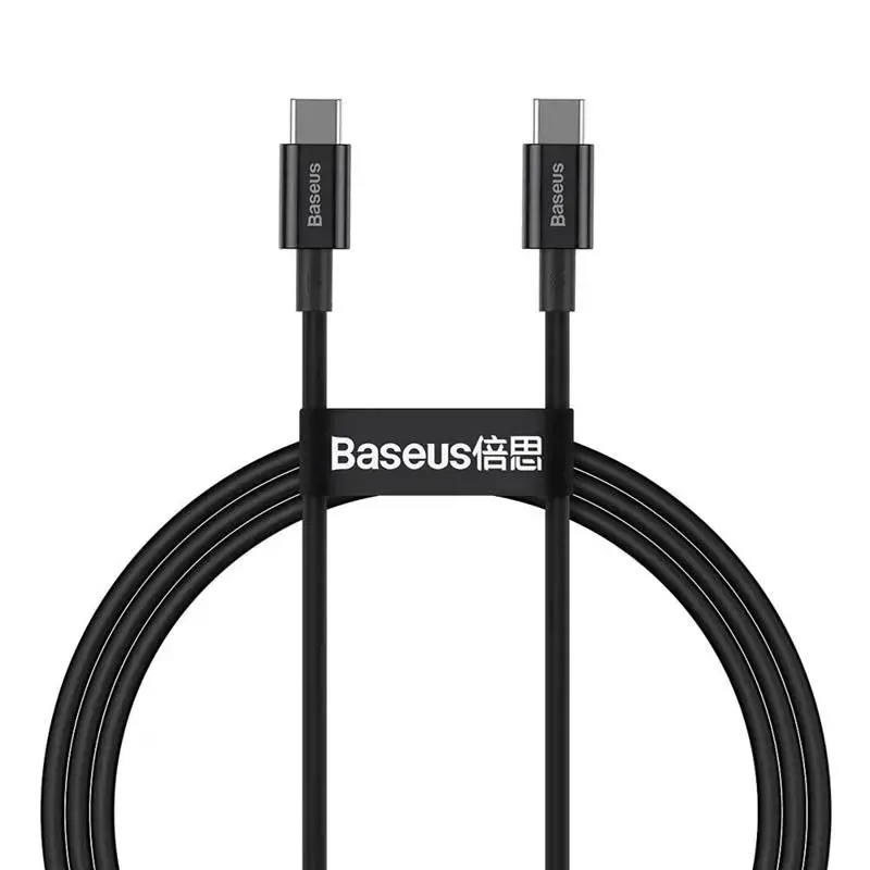 Baseus Superior Series Cable USB-C to USB-C, 100W, 1m (black)