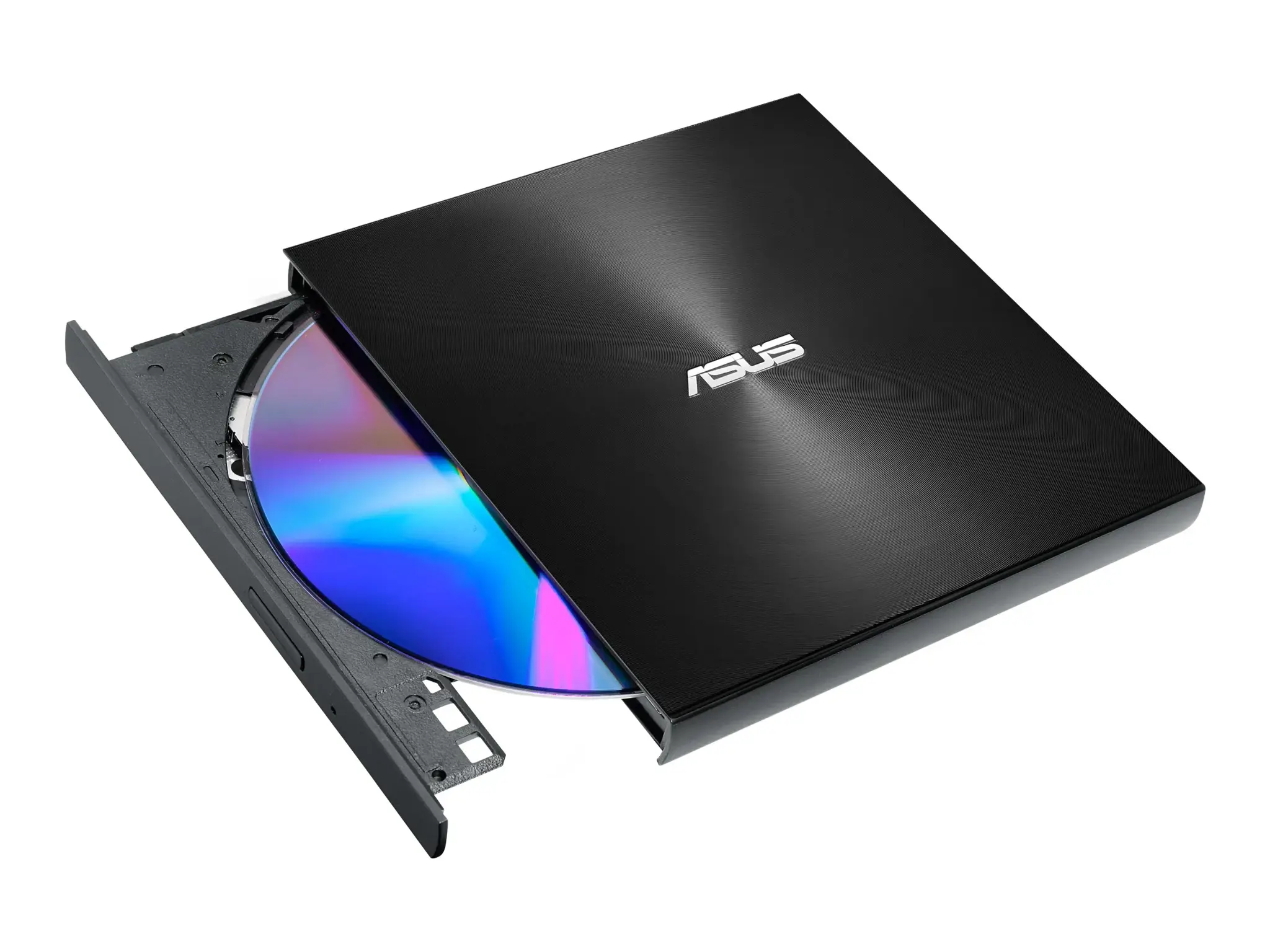ASUS ZenDrive U9M, juodas, dėklas, horizontalus, nešiojamasis kompiuteris, DVD±RW, USB 2.0
