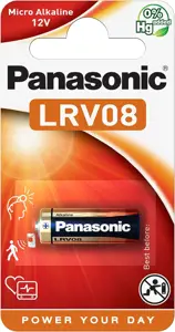 Panasonic alkaline battery LRV08 - 1 pcs blister