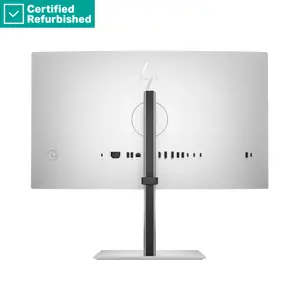 RENEW SILVER HP 727pm Series 7 Pro 4K Conferencing Monitor - 27" 3840x2160 UHD 400-nit 60Hz AG, IPS Black HDR 400, USB-C(100W/15W)/HDMI/DP Daisy-Chain, 5x USB-A, speakers, 5MP webcam, RJ-45 LAN, height adjustable/tilt/swivel/pivot, 1 years