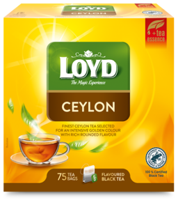 Aromatizuota juodoji arbata LOYD Ceylon, 75 x 2g
