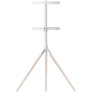 ONKRON Tripod Easel TV Stand for 32” – 65 Inch LED LCD OLED Screens up to 35 kg, White