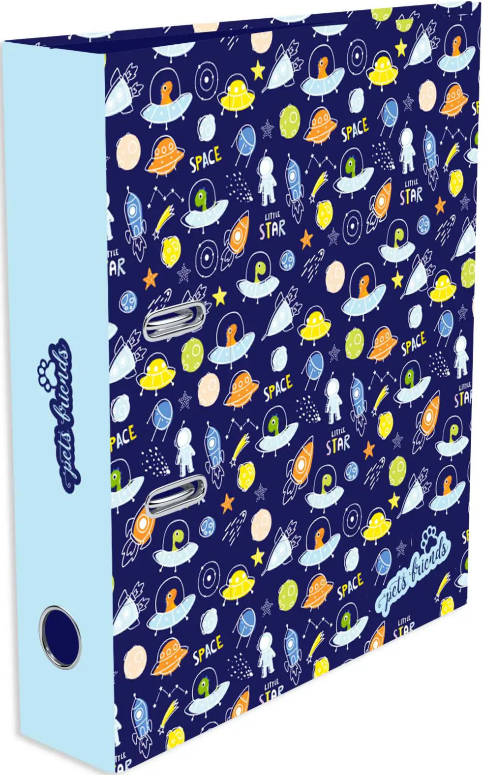 A4 Lever Arch File Pets World Boy