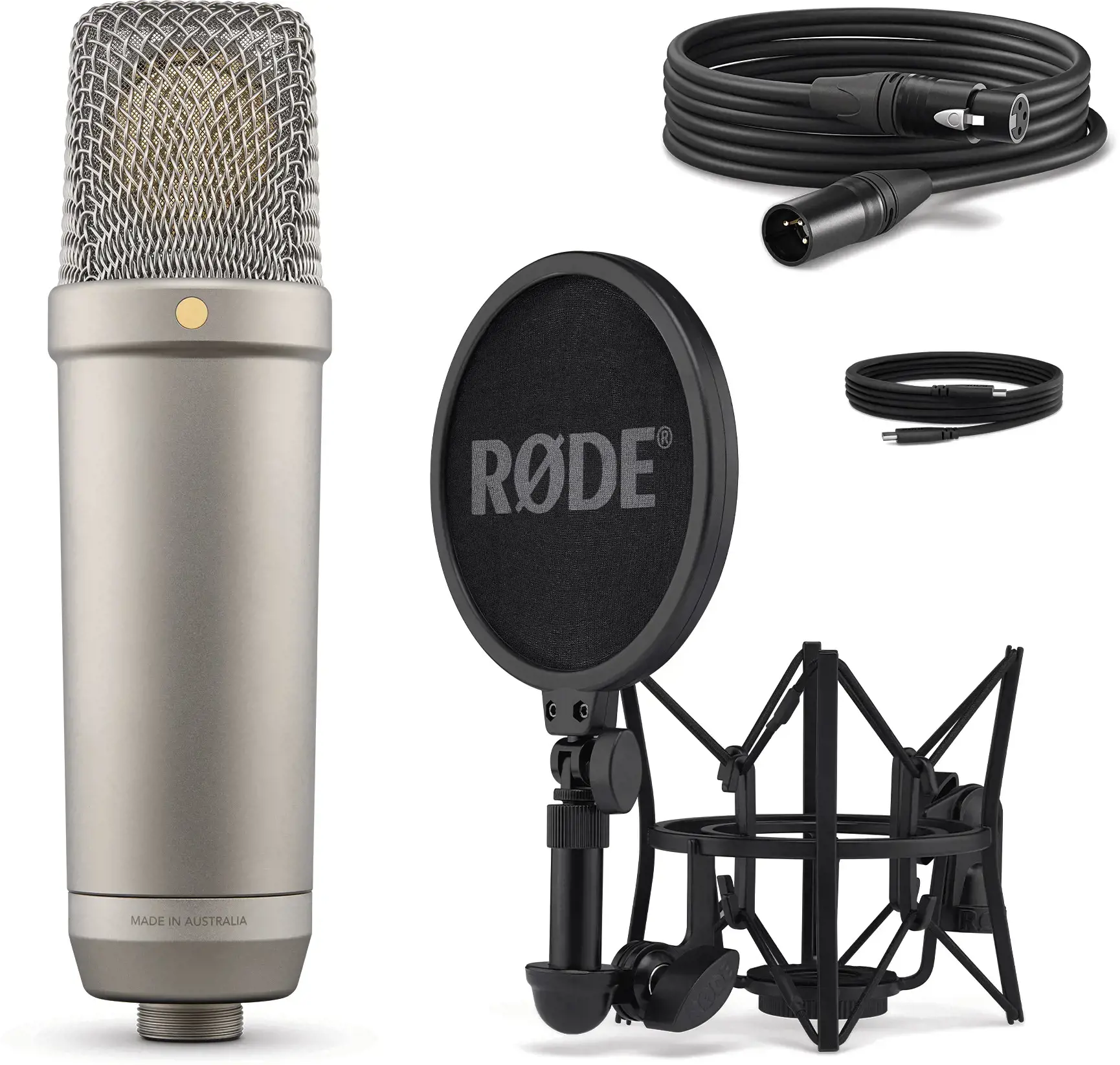 RØDE NT1 5th Generation Silver - kondensatorinis mikrofonas