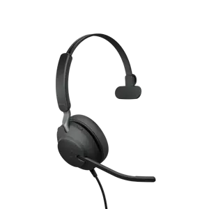 Jabra Evolve2 40 USB-A, UC Mono, Wired, Office/Call center, 20 - 20000 Hz, 113 g, Headset, Black
