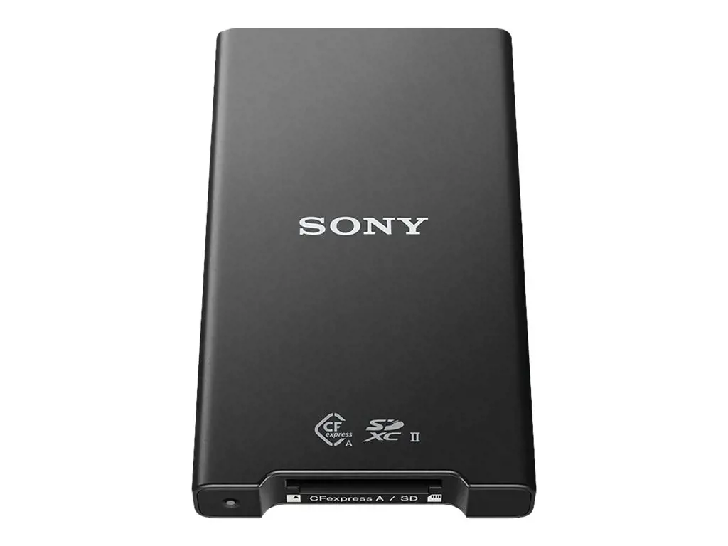 "Sony MRW-G2", CFexpress, juoda, maitinimo, USB 3.2 Gen 1 (3.1 Gen 1), A tipo / C tipo, 5 - 40 °C, 55 mm