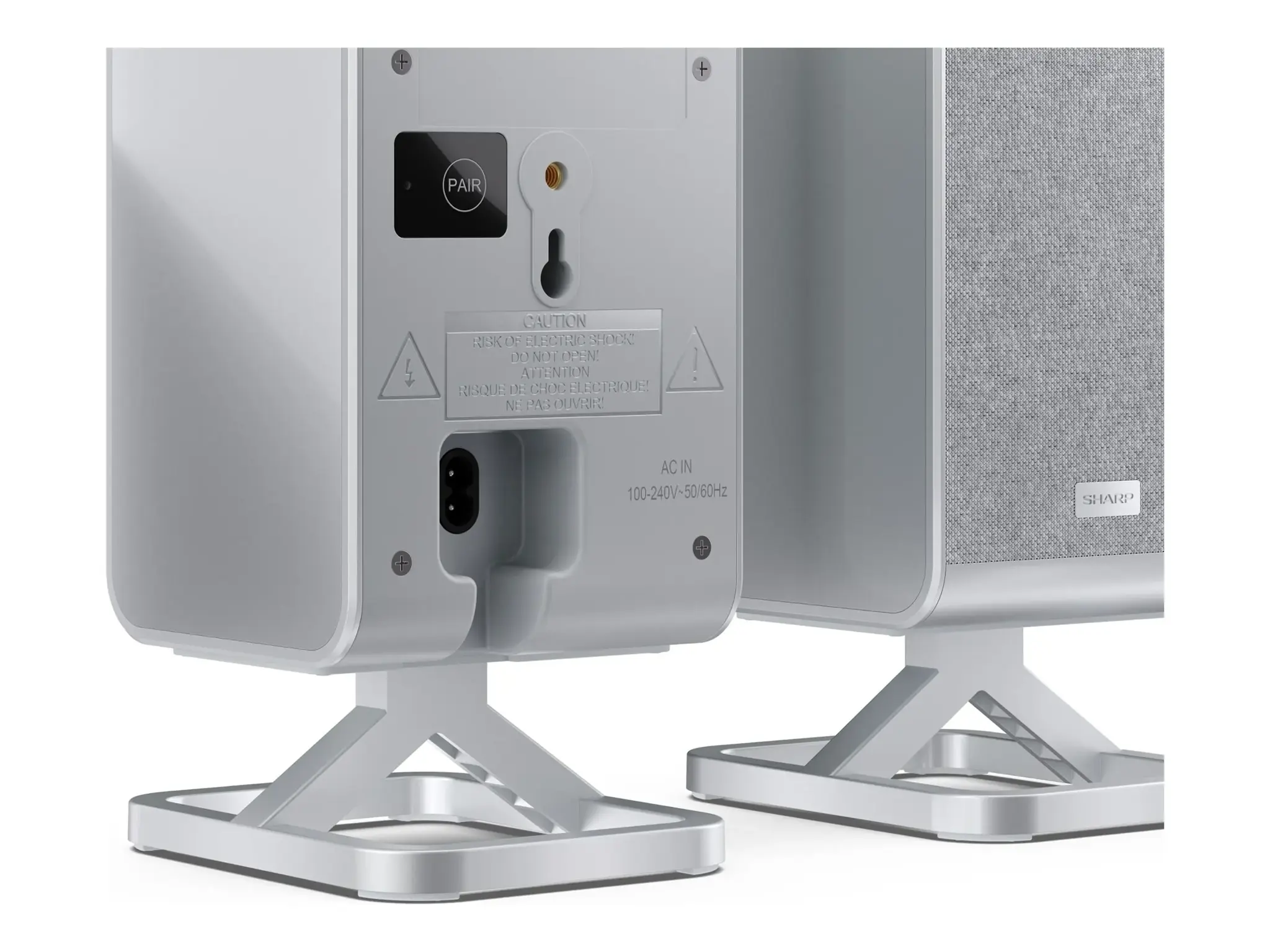 Sharp | 2.0.2 Wireless Rear Surround Speakers | HT-SPR52021(SL)