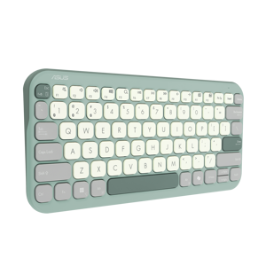 Asus Marshmallow KW100 | Keyboard | Wireless | US International | Green Tea Latte | Bluetooth