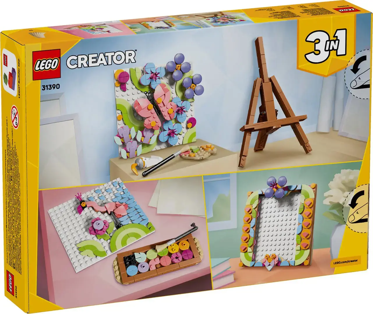 LEGO CREATOR 3 IN 1 31390 Floral Art Decor Painting