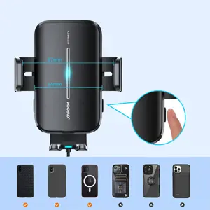 Joyroom car holder with wireless charger 15W for cockpit dashboard black (JR-ZS245)