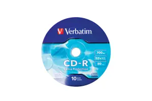 Verbatim CD-R 52X 700MB 10PK OPS Wrap EP, 52x, CD-R, 120 mm, 700 MB, Spindle, 10 pc(s)