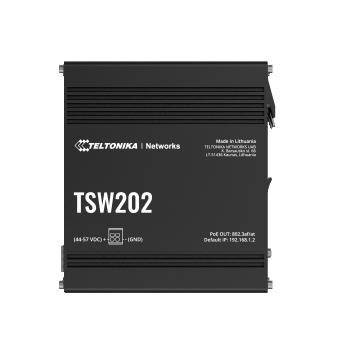 TELTONIKA VALDOMAS IOT KOMUTATORIUS TSW202 POE+ 8X1GB RJ45 2X1GB SFP