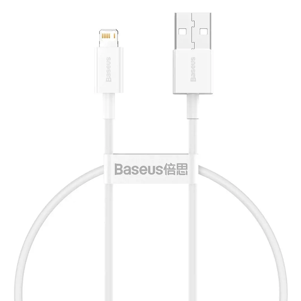 Baseus Superior Cable USB - Lightning 2,4A 0,25 m White (CALYS-02)