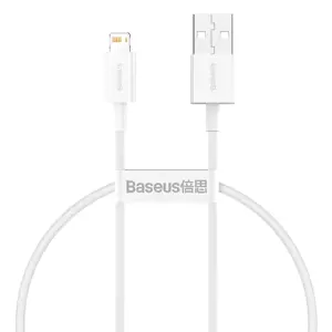 Baseus Superior Cable USB - Lightning 2,4A 0,25 m White (CALYS-02)