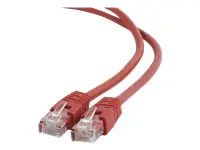 GEMBIRD PP6U-0.5M/R Gembird UTP Cat6 komutacinis kabelis, 0,5 m, raudonos spalvos