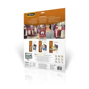 Fellowes 5601803, Polyethylene terephthalate (PET), Glossy, A3, 0.08 mm, 303 mm, 0.2 mm