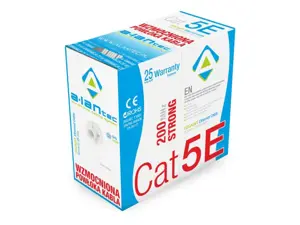 A-LAN STRONG (laidinis) tinklo kabelis KIU5STR305 (UTP; 305 m; cat 5e; pilka spalva).