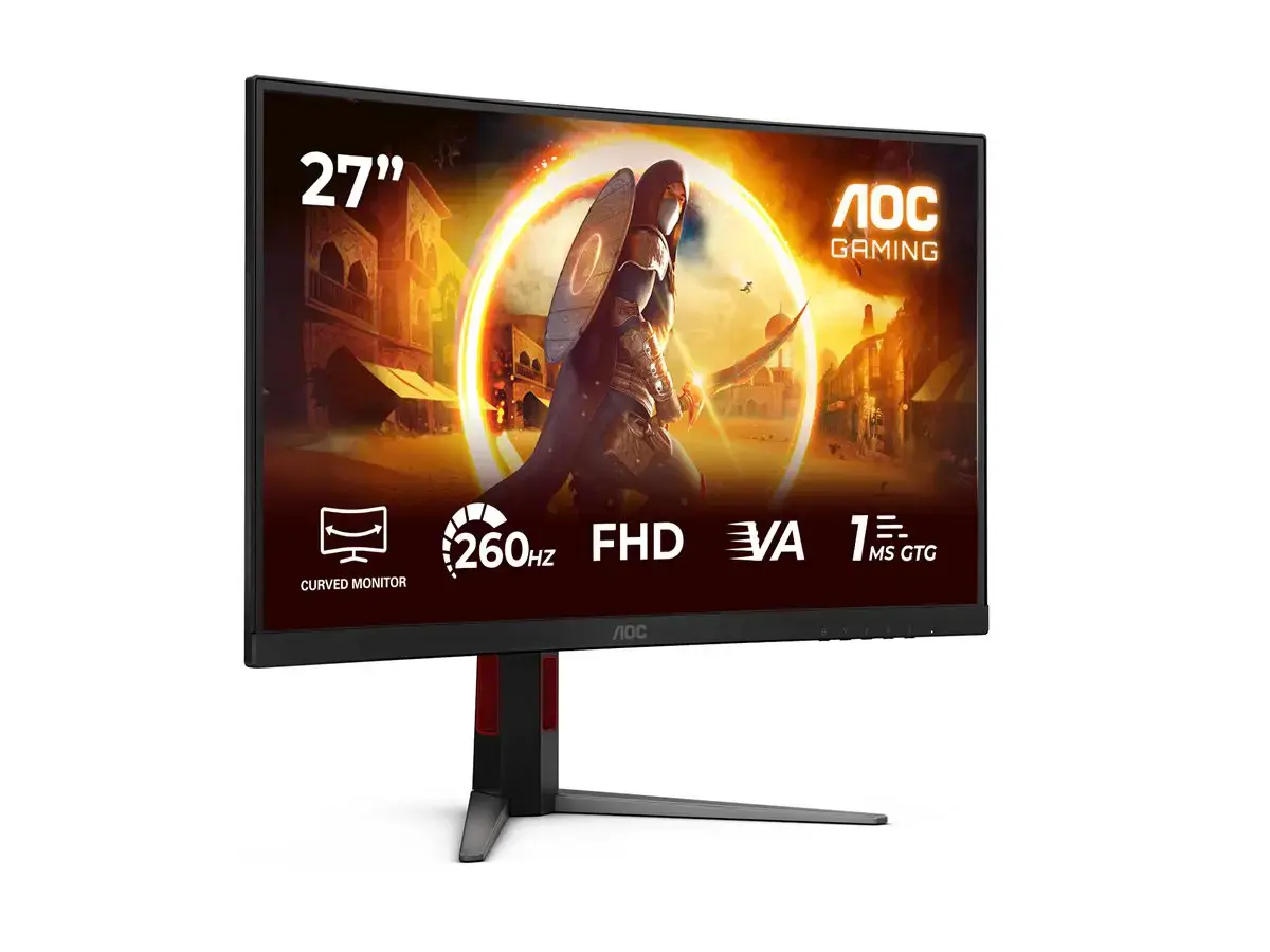 AOC C27G4Z2 Curved 27" 1920x1080/16:9/300cd/m2/1ms HDMI, DisplayPort, Headphone out | AOC