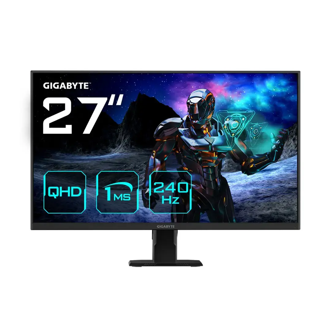 GIGABYTE MONITOR 27" GS27Q XEK1 | Gigabyte | GS27Q X EK1 | 27 " | IPS | QHD | 240 Hz | 1 ms | 2560 x 1440 pixels | 300 cd/m² | HDMI ports quantity 2