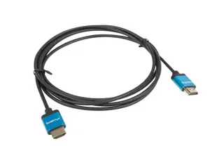 LANBERG HDMI M/M v2.0 kabelis 1,8 m juodas 4K plonas