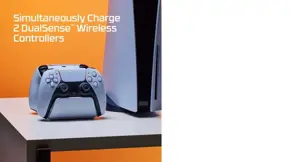 "HyperX CHARGEPLAY DUO PS5", "PlayStation 5", įkrovimo stovas, juodas, baltas, 5 V, 2 A, 6 val.