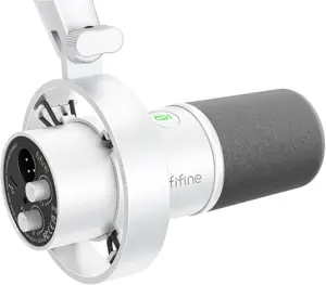 Fifine K688W dynamic microphone (white)