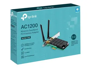 "TP-Link AC1200" belaidis dviejų juostų "PCI Express" belaidžio ryšio adapteris, vidinis, belaidis, "PCI Express", WLAN, 867 Mbps, juodas, žalias