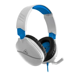 "Turtle Beach Recon 70" žaidimų ausinės PS5, PS4 ir PS4 Pro, laidinės, žaidimų, 20-20000 Hz, 571,5 g, ausinės, juodos, mėlynos, baltos spalvos