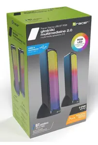 Tracer Sigma USB BT RGB 2-way Black Wired 10 W