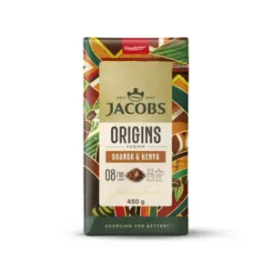 Malta kava JACOBS Origins Uganda&Kenya, 450g