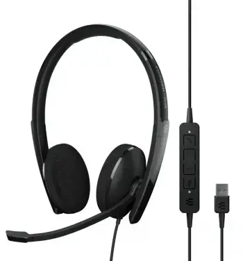 EPOS SENNHEISER ADAPT 160 USB II STEREO UC OPTIMIZUOTOS AUSINĖS