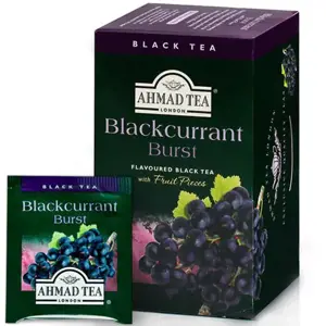 Arbata AHMAD ALU FRUIT BLACKCURRANT TEA, 20 vokelių su siūlu po 2 g