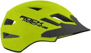 Apsauginis šalmas Rock Machine Fly žalios ir juodos spalvos, XS/S (52-56 cm)
