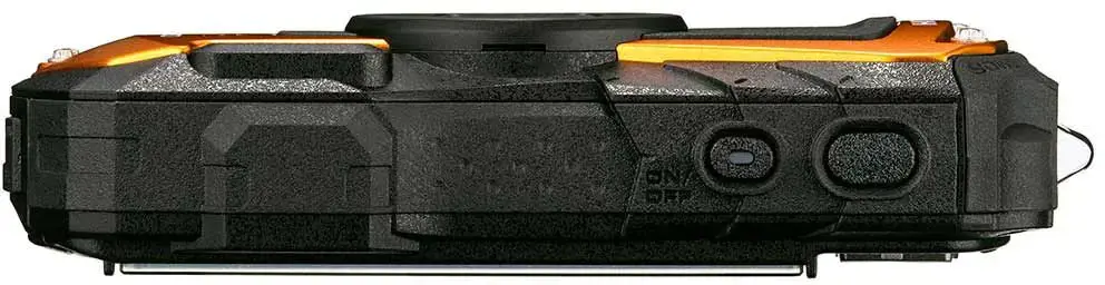 Ricoh WG-80, 16 MP, 4608 x 3456 taškų, CMOS, 5x, Full HD, juoda, oranžinė