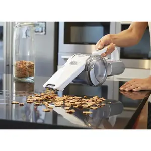 "Black &amp; Decker" PV1820L rankinis dulkių siurblys "Chrome" be maišelio