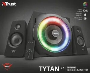 "Trust GXT 629 Tytan", 2.1 kanalų, 60 W, universalus, juodas, 120 W, belaidis