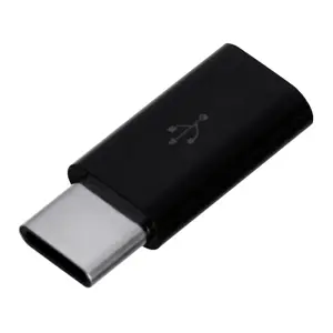 "Savio" AK-31 / B kabelio sąsajos / lyties adapteris Micro USB USB 3.1 Typ C juodas