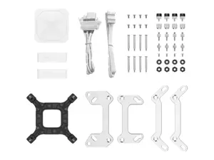 "DeepCool LS520 WH", "viskas viename" skysčio aušintuvas, 12 cm, 500 aps/min, 2250 aps/min, 32,9 dB, 85,85 cfm
