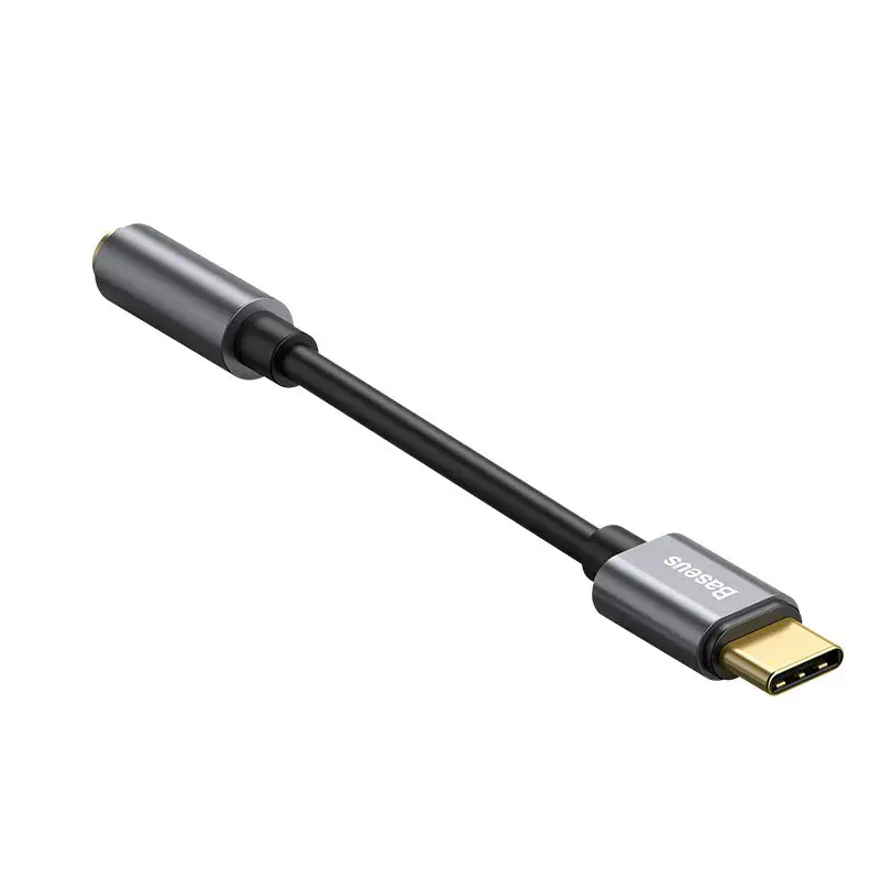 Baseus L54 Audio Adapter USB-C + mini jack 3,5mm (Black+Gray)