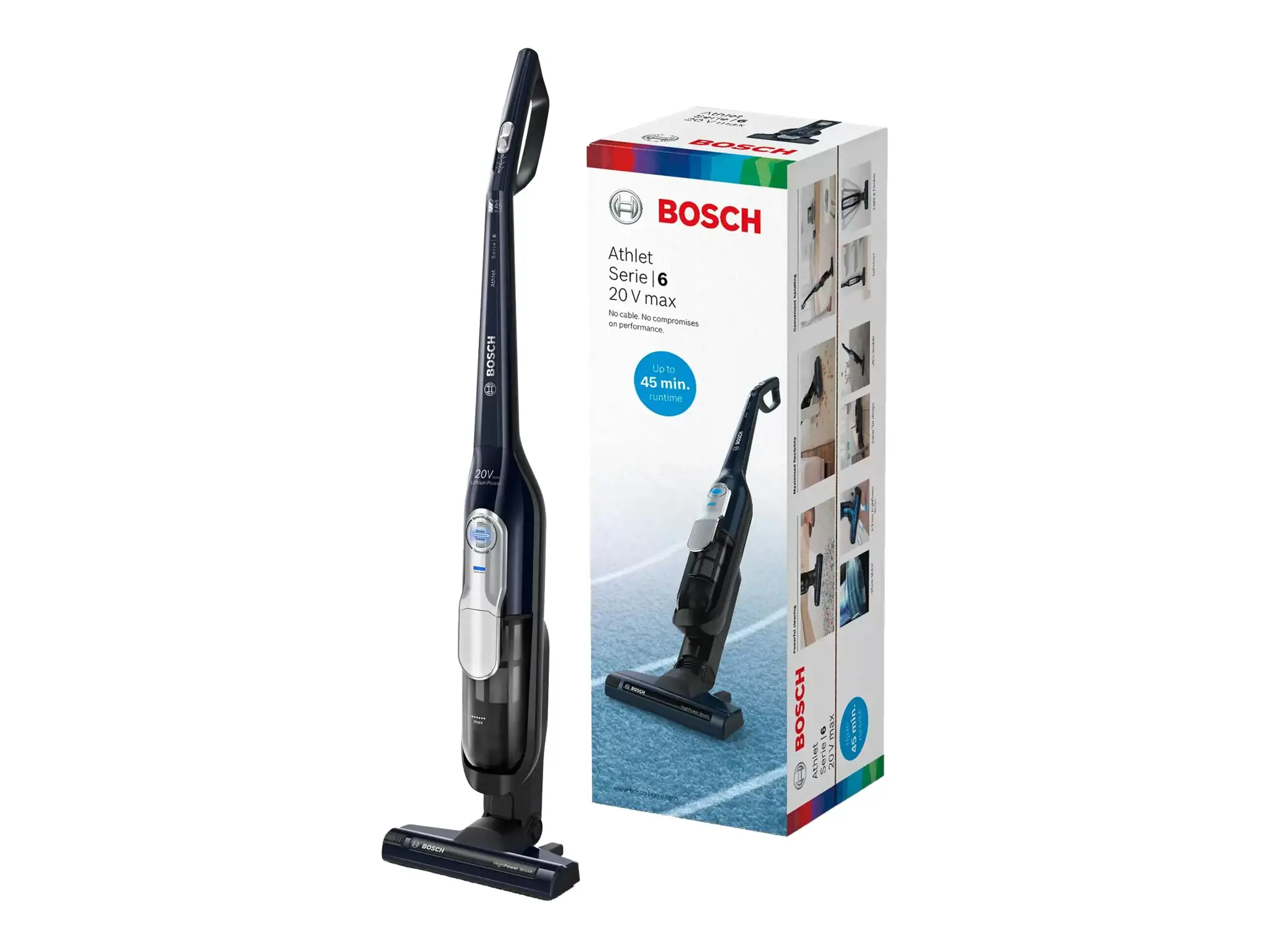 "Bosch" BCH85N, sausas, akumuliatorius, 45 min, 6 val., 18 V, 3,2 kg