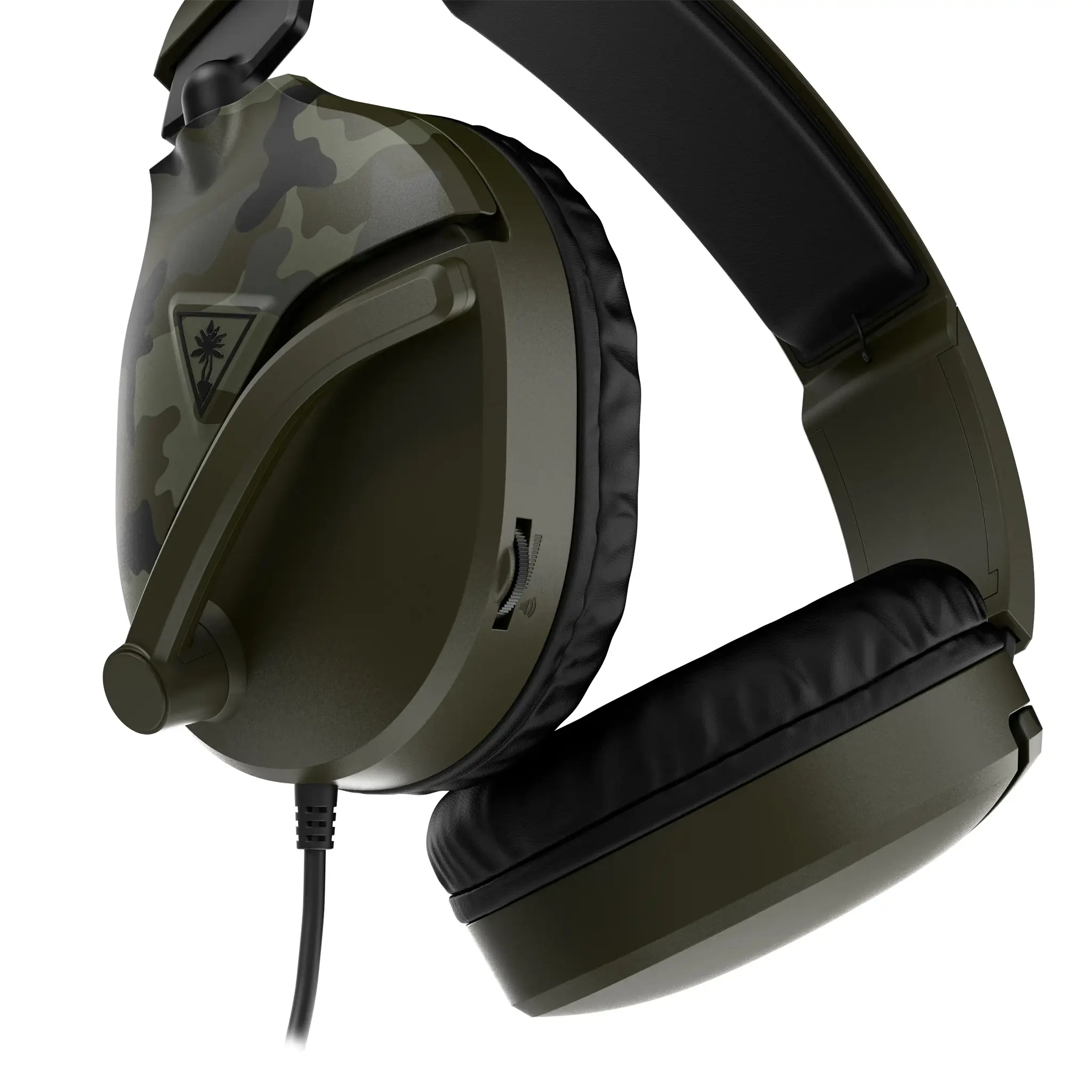 "Turtle Beach Recon 70 Green Camo" žaidimų ausinės - "Camo Green", laidinės, žaidimų, 20 - 20000 Hz, 485,3 g, ausinės, juodos, žalios