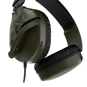 "Turtle Beach Recon 70 Green Camo" žaidimų ausinės - "Camo Green", laidinės, žaidimų, 20 - 20000 Hz, 485,3 g, ausinės, juodos, žalios