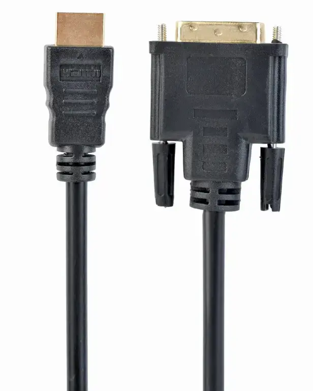 GEMBIRD CC-HDMI-DVI-0,5M Gembird HDMI-DVI kabelis su paauksuotomis jungtimis, 0,5 m